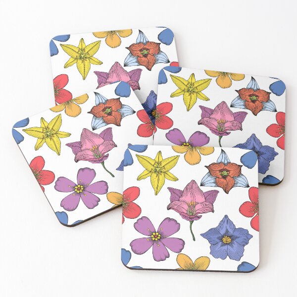 Item preview, Vibrant Floral Pop Art Bold Colorful Illustration designed and sold by 21 Tulips.