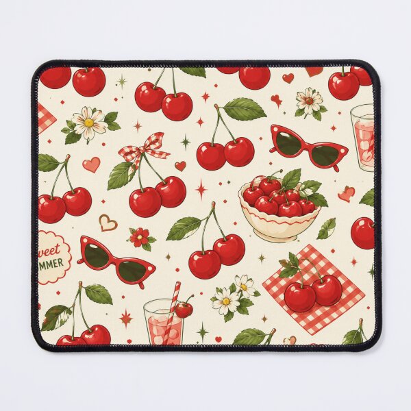 Item preview, Retro Cherry Summer Pattern designed and sold by Aramdesing.