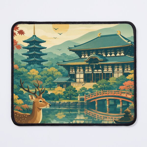 Item preview, Nara Japan Travel Poster designed and sold by MatthewHeights.