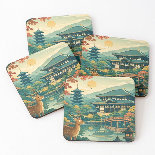 Item preview, Nara Japan Travel Poster designed and sold by MatthewHeights.