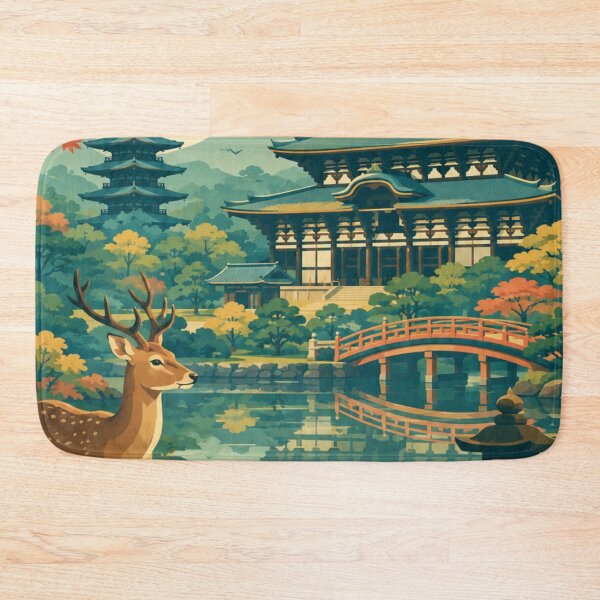 Item preview, Nara Japan Travel Poster designed and sold by MatthewHeights.