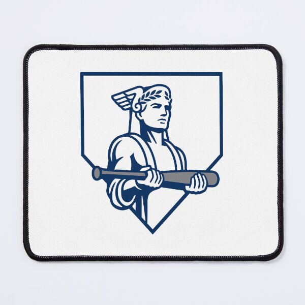 Item preview, Home Plate Winged Sentinel – Steel & Navy Edition designed and sold by TheRoCo Design Company.