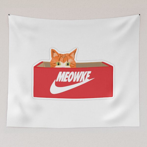 Item preview, Cat in Red Sneaker Box designed and sold by Jus3na.