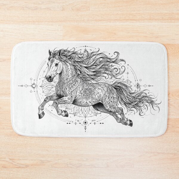 Item preview, Running Horse Mandala Line Art | Symbol of Freedom, Power & Spiritual Strength designed and sold by suryabumblee.