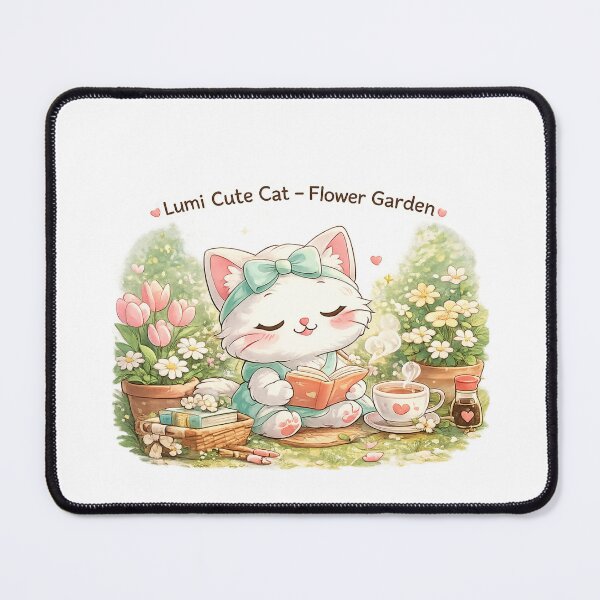Item preview, Lumi Cute Cat – Flower Garden designed and sold by Mochi Studio.