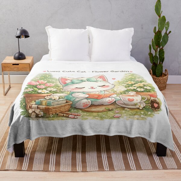 Item preview, Lumi Cute Cat – Flower Garden designed and sold by Mochi Studio.