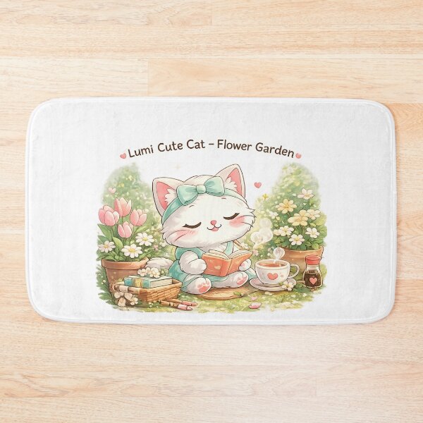 Item preview, Lumi Cute Cat – Flower Garden designed and sold by Mochi Studio.