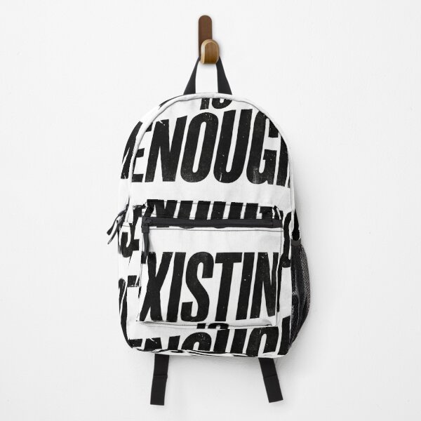 Item preview, EXISTING IS ENOUGH | Minimal Brutalist Typography Streetwear designed and sold by afarkar.