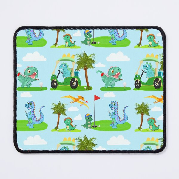 Item preview, Golfing Dinosaurs Fun Kids Pattern designed and sold by daphsam.