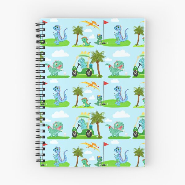 Item preview, Golfing Dinosaurs Fun Kids Pattern designed and sold by daphsam.