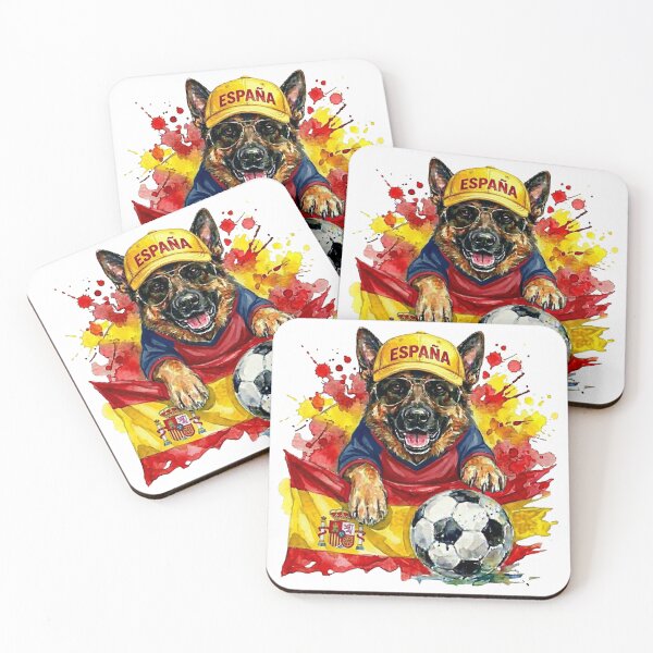 Item preview, German Shepherd World Cup Spain Suppawter designed and sold by The Suppawters.