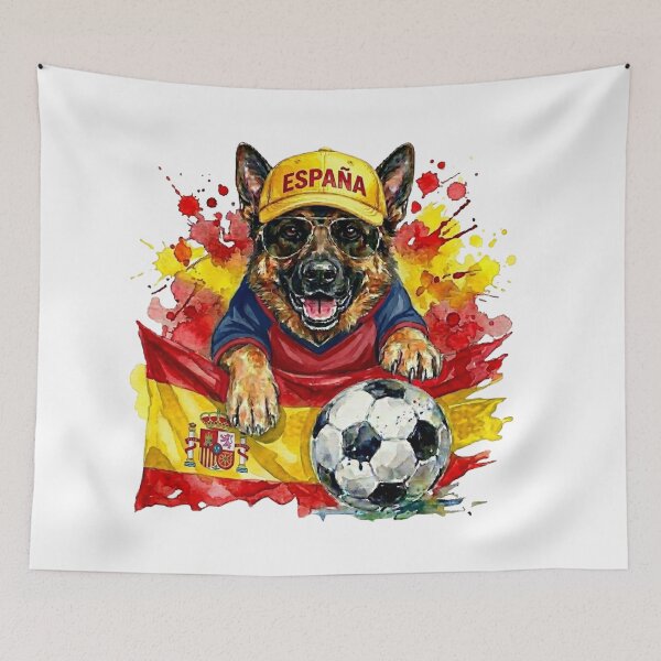 Item preview, German Shepherd World Cup Spain Suppawter designed and sold by The Suppawters.