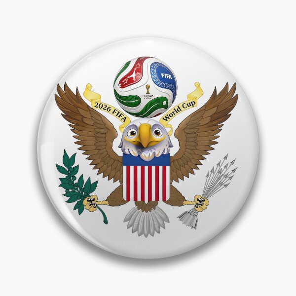 Item preview, USA Eagle Mascot 2026 Soccer World Cup designed and sold by Abeshinobi.