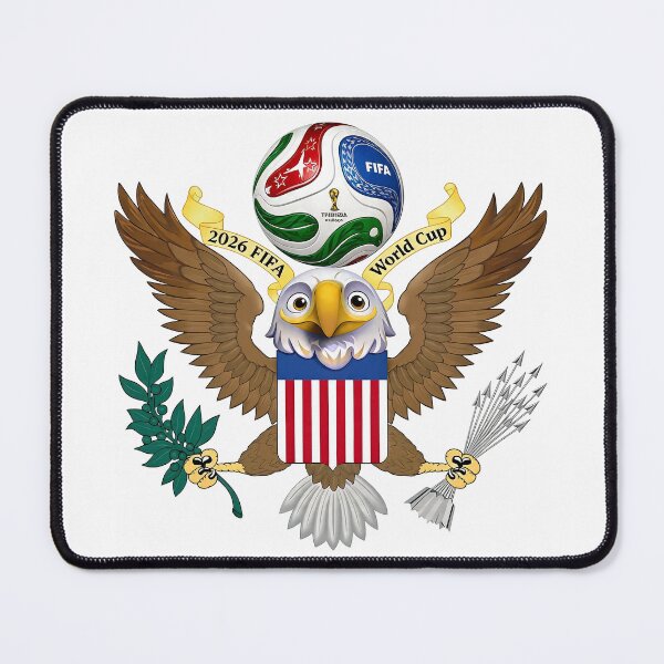 Item preview, USA Eagle Mascot 2026 Soccer World Cup designed and sold by Abeshinobi.
