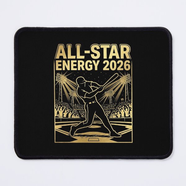 Item preview, Baseball All Star Energy 2026 Retro Gold Design designed and sold by PixelQ.