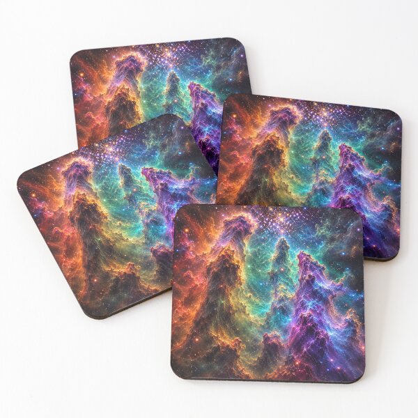 Item preview, Pillars of Creation Art — Vibrant Cosmic Nebula Print, Abstract Galaxy Space Art for Stargazers, Astronomy Lovers & Home Decor5 designed and sold by OandSDesigns23.