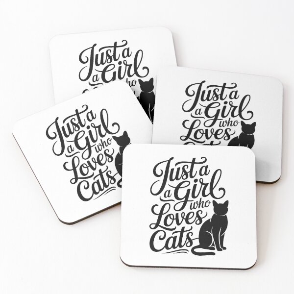 Item preview, Just a Girl Who Loves Cats designed and sold by jkrphoto.