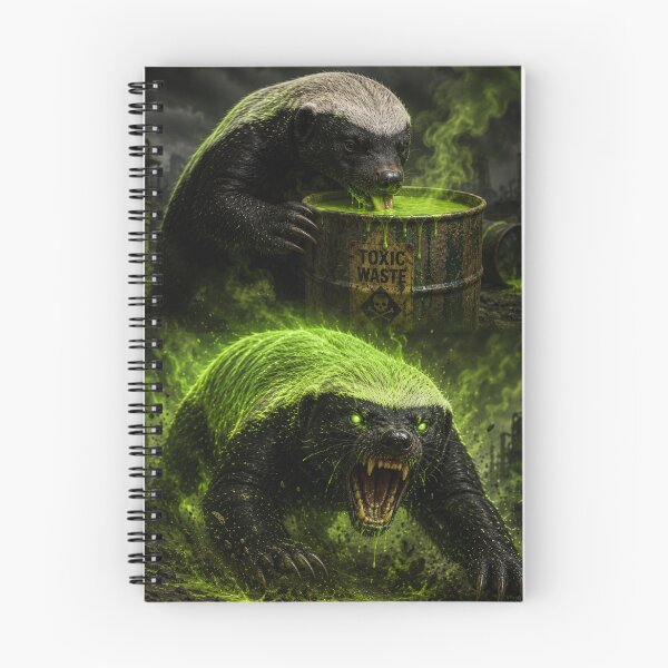 Item preview, Mutant Honey Badger Toxic Waste Transformation designed and sold by MyE Trendz.