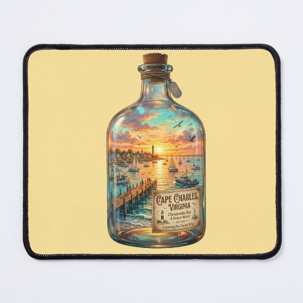 Item preview, Cape Charles Virginia Coastal Memory Bottle Sunset designed and sold by MythicCotton.
