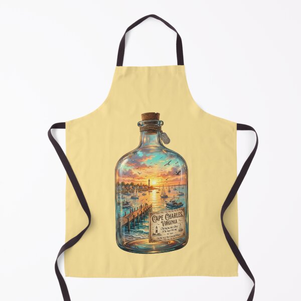 Item preview, Cape Charles Virginia Coastal Memory Bottle Sunset designed and sold by MythicCotton.