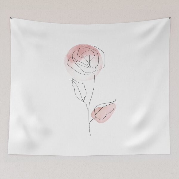 Item preview, rose line art 1  designed and sold by FloFlo8468.