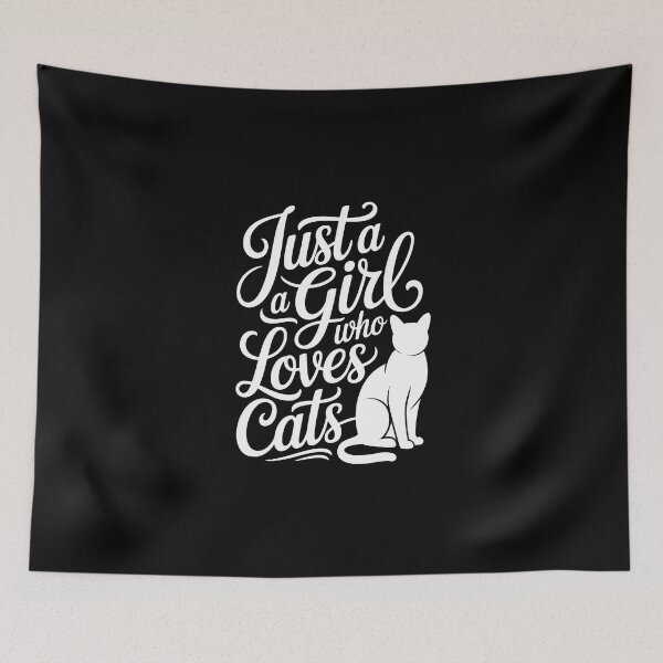 Item preview, Just a Girl Who Loves Cats designed and sold by jkrphoto.