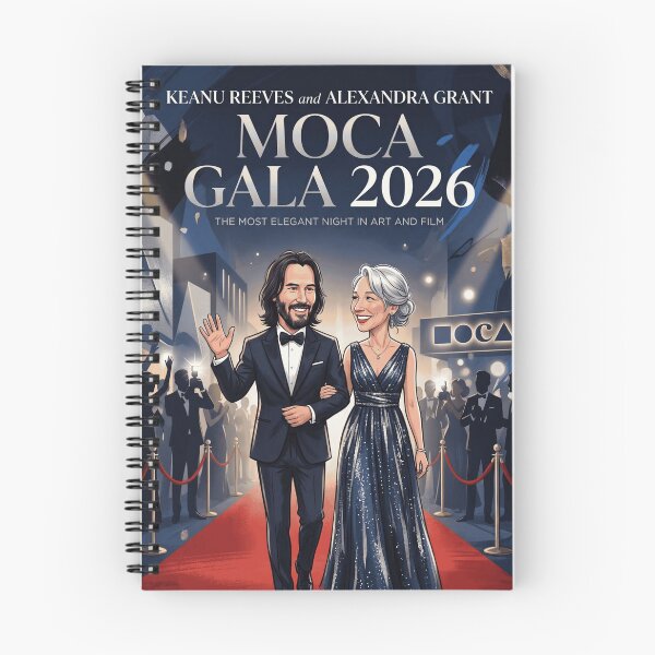 Item preview, Keanu Reeves i Alexandra Grant błyszczą na gali MOCA 2026 designed and sold by  ViralVisionsCreating .