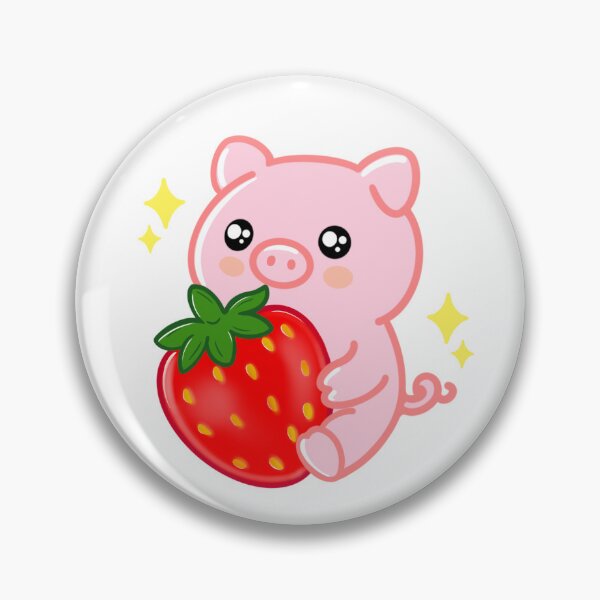 Item preview, Chibi Strawberry Piggy designed and sold by bodyartbybaylee.