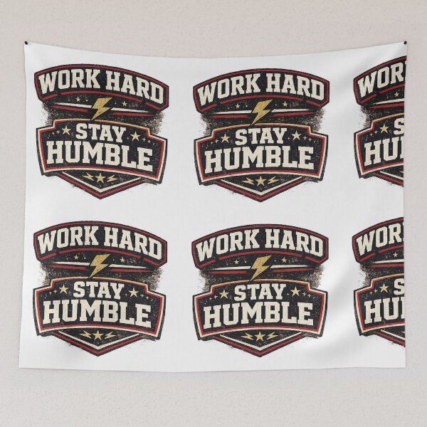 Item preview, Work Hard Stay Humble Vintage Motivational Design | Success Mindset Gift designed and sold by batoot1.