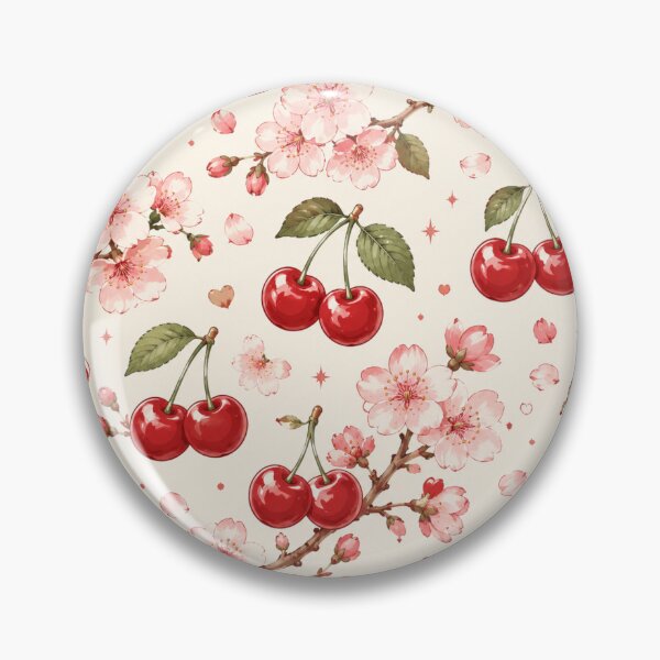 Item preview, Cherry Blossom Fruit Pattern designed and sold by Aramdesing.