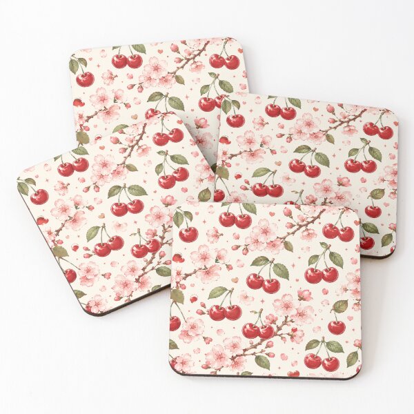 Item preview, Cherry Blossom Fruit Pattern designed and sold by Aramdesing.