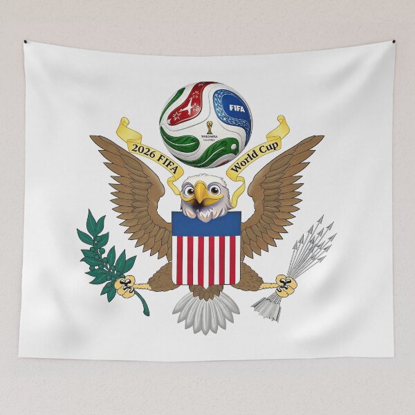 Item preview, Eagle Mascot 2026 Soccer World Cup designed and sold by Abeshinobi.