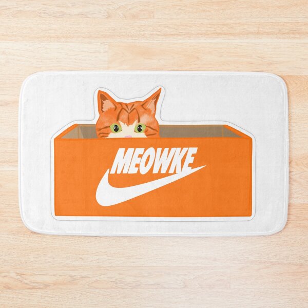 Item preview, Cat in Orange Sneaker Box designed and sold by Jus3na.
