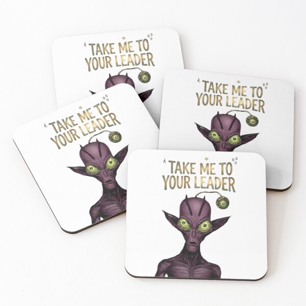 Item preview, TAKE ME TO YOUR LEADER designed and sold by APEXALIEN.