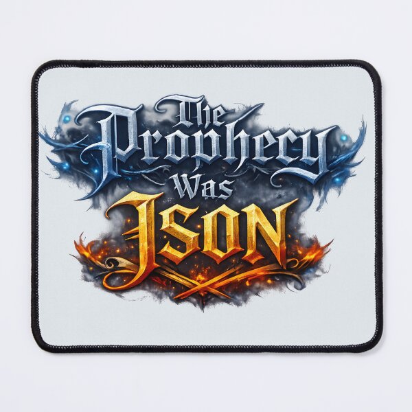 Item preview, The Prophecy Was JSON – Gothic Programmer Fantasy designed and sold by Nerd Romance Café.