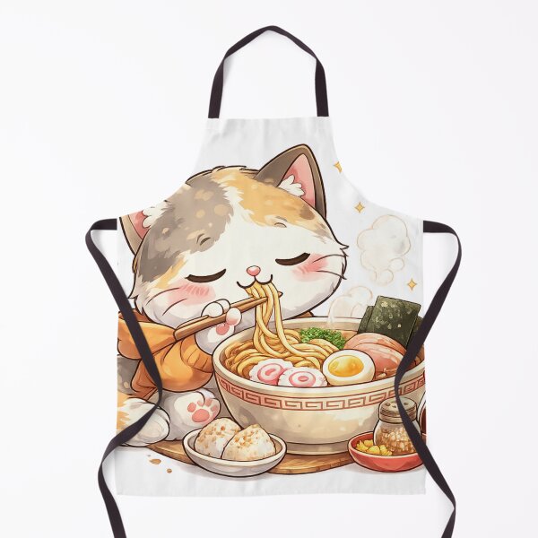 Item preview, Mochi Cozy Cat – Ramen Time Art designed and sold by Mochi Studio.