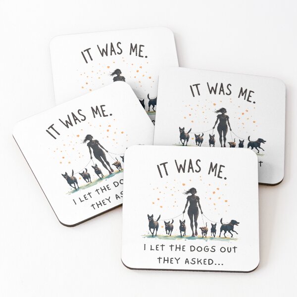 Item preview, It Was Me I Let The Dogs Out They Asked designed and sold by LunaMagicStudio.