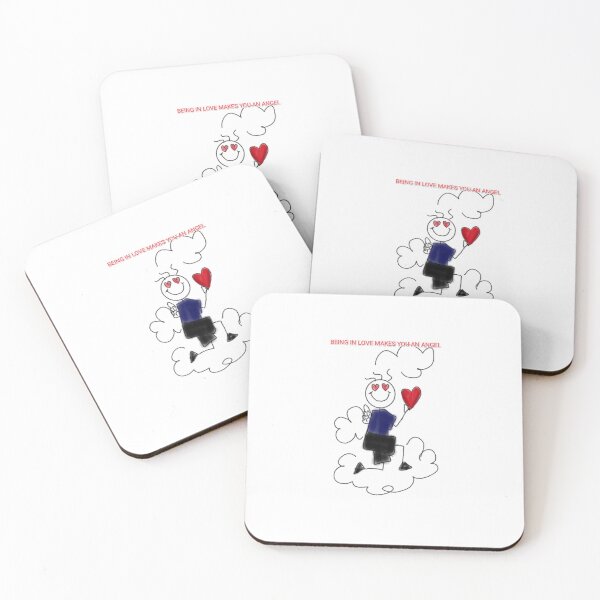 Item preview, Minimalist retro childhood nostalgic stylish stick man in love funny quote designed and sold by Shukasya-Arts.