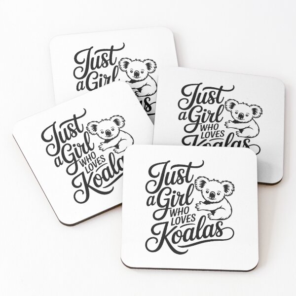 Item preview, Just a Girl Who Loves Koalas designed and sold by jkrphoto.