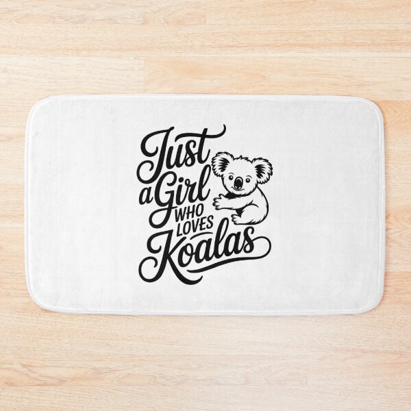 Item preview, Just a Girl Who Loves Koalas designed and sold by jkrphoto.