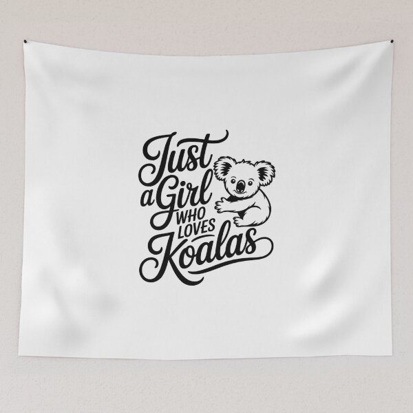 Item preview, Just a Girl Who Loves Koalas designed and sold by jkrphoto.