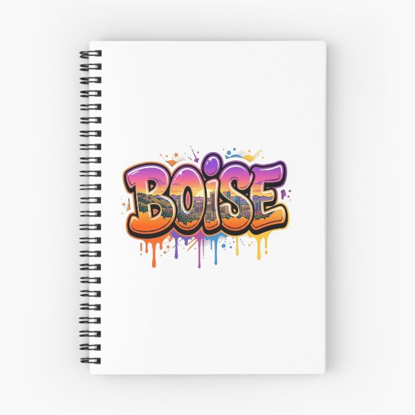 Item preview, Boise Skyline Graffiti Sticker Souvenir Summer Edition designed and sold by Imaginarium of Chaos falcon88 .