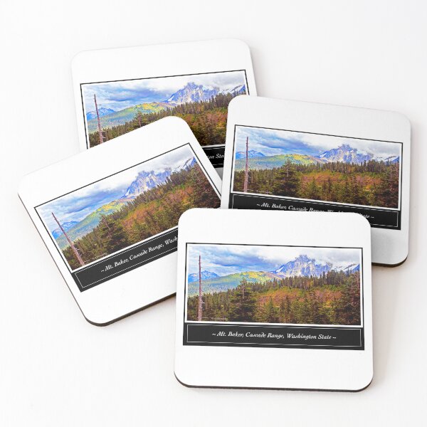 Item preview, Mt. Baker, Cascade Range, Late Afternoon designed and sold by AMacGPhilly.