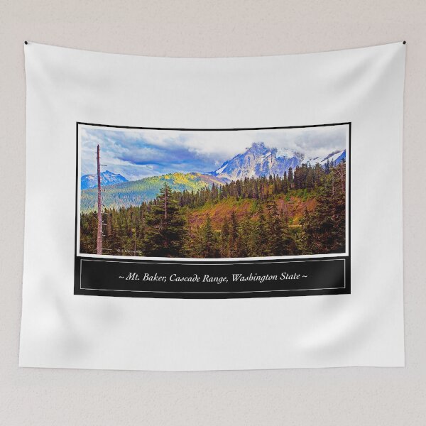 Item preview, Mt. Baker, Cascade Range, Late Afternoon designed and sold by AMacGPhilly.
