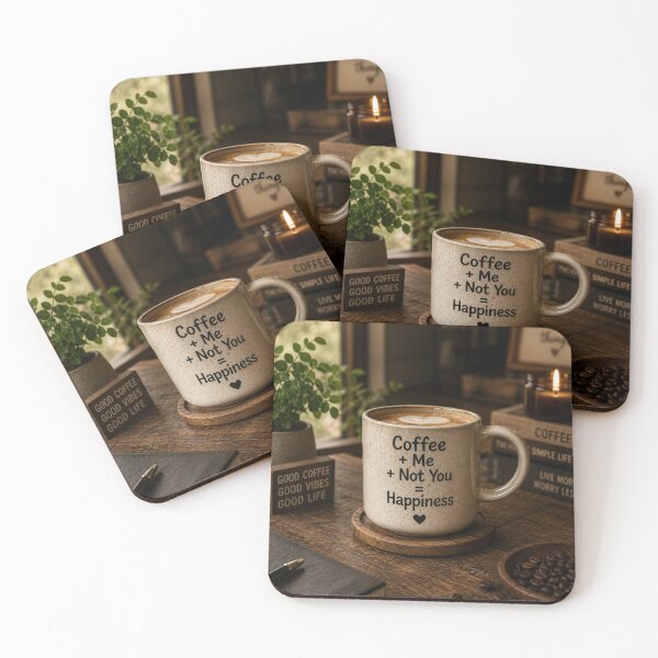 Item preview, Coffee + Me + Not You = Happiness designed and sold by MyE Trendz.
