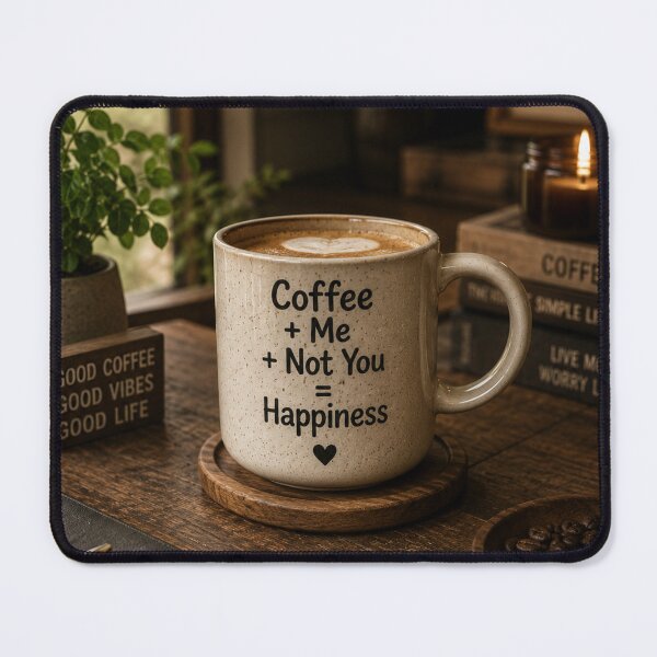 Item preview, Coffee + Me + Not You = Happiness designed and sold by MyE Trendz.