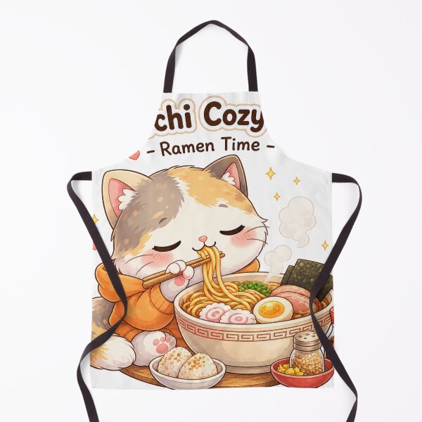 Item preview, Mochi Cozy Cat – Ramen Time designed and sold by Mochi Studio.