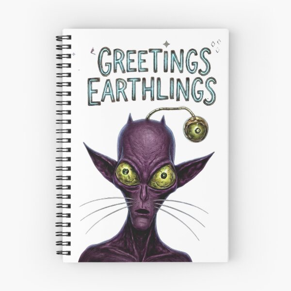 Item preview, GREETINGS EARTHLINGS designed and sold by APEXALIEN.