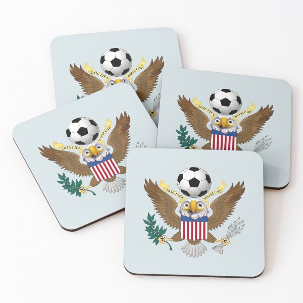 Item preview, USA Eagle Mascot 2026 Soccer World Cup designed and sold by Abeshinobi.
