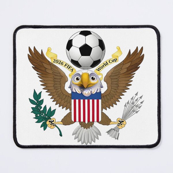 Item preview, USA Eagle Mascot 2026 Soccer World Cup designed and sold by Abeshinobi.